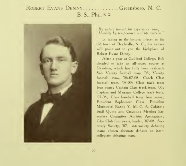 Robert E Denny 1909