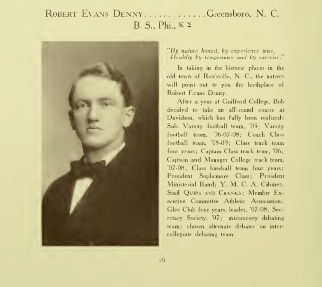 Robert E Denny 1909