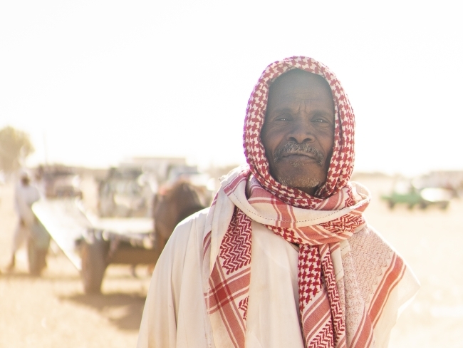 Man with headscarf photo by Matt Stirn