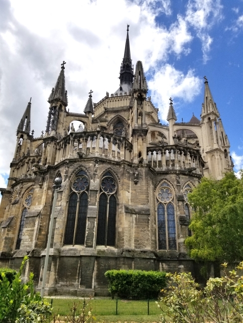 Reims Cathedral in daylight 