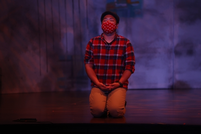 Davidson's Unveiled and Unvarnished Theatre Production student scene