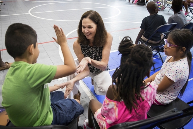 Carol Quillen at Freedom School Event