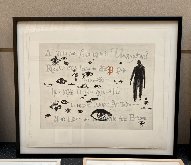 artwork in a frame 