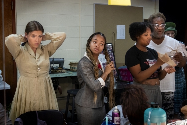 Common Thread Theatre Collective - Cast backstage getting ready