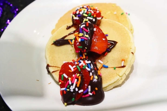 Pancakes in Vail commons