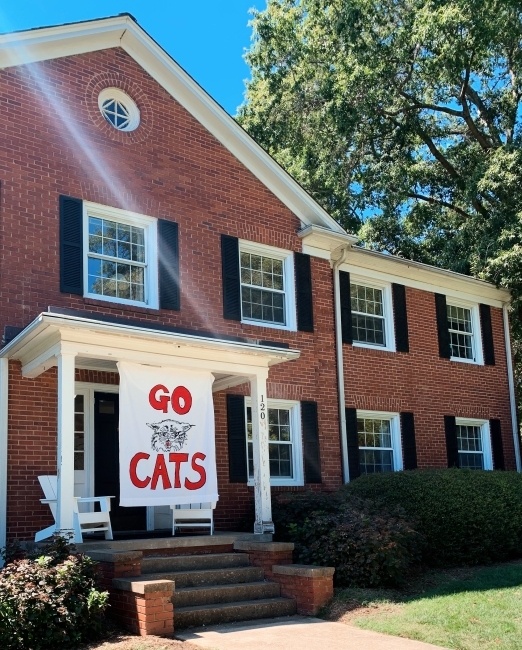 Curry Sheet Sign on Campus