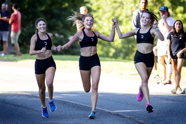 2022 Cake Race three female track winners