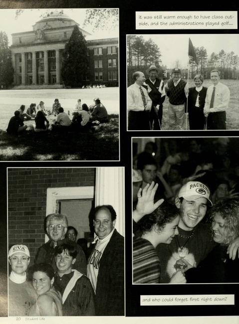 Picture of page in Quips & Cranks 1998 yearbook