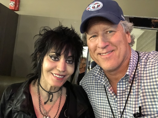 Joan Jett and John Huie