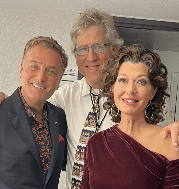 Michael W. Smith, John Huie and Amy Grant