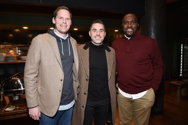 Andrew Lovedale, Thomas Sander, Jason Richards at Sundance Film Fest