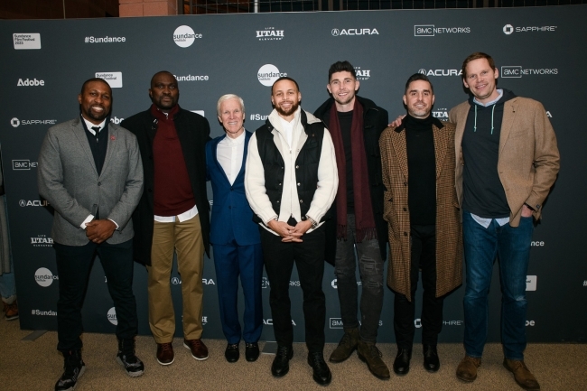 '08 Davidson Basketball Team at Stephen Curry Sundance Film Premiere