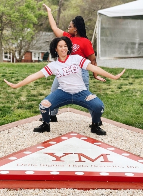 Sorority in front of NPHC plot