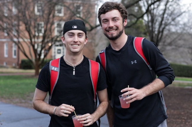 Random Acts of Kindness Students at the Pop Up Bar