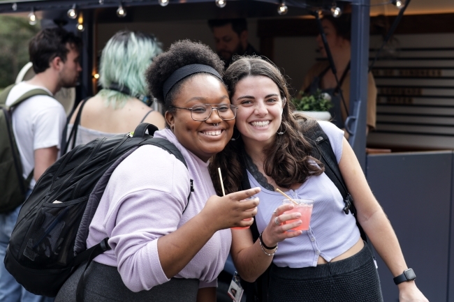 Random Acts of Kindness Students at the Pop Up Bar