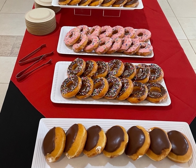 RAK Donuts on a table