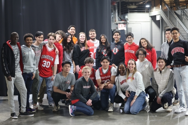 International Students at Hornets Game