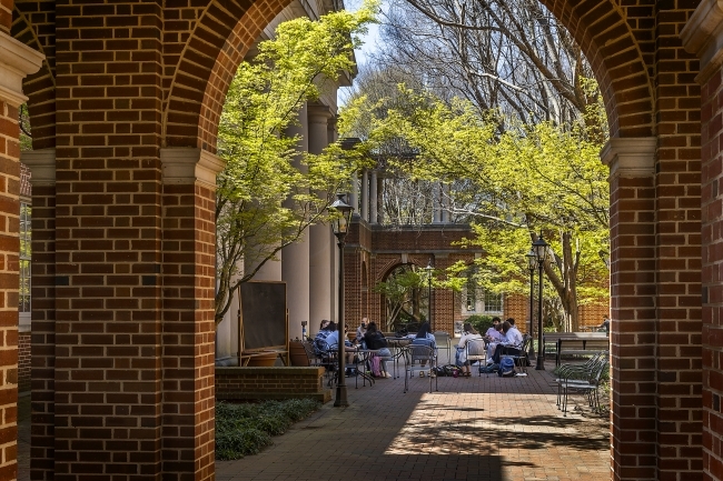 Baker-Watt Science Complex Courtyard