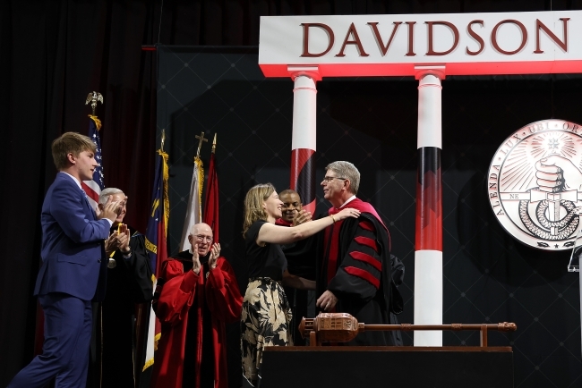 Catherine Bagwell and Doug Hicks at Inauguration