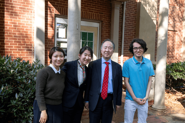 Koji Tomita '77 outside of his former dorm