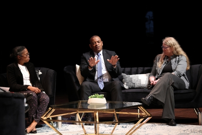 Panelist speaking