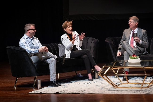 Panelists speaking