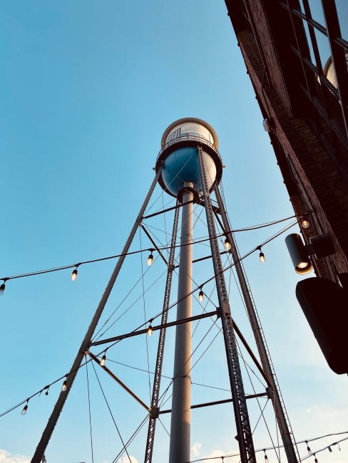 Water Tower at Camp North End in Charlotte