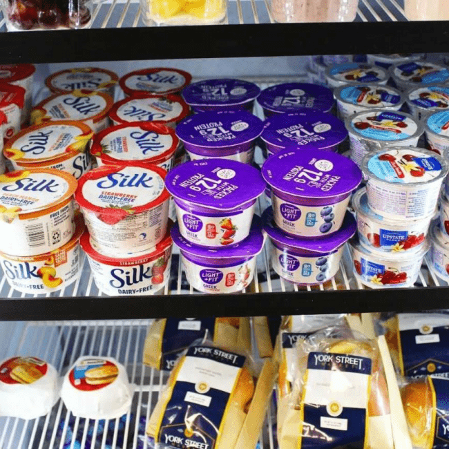 Yogurts in Commons Market