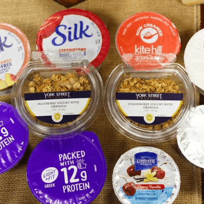 Yogurts in commons market