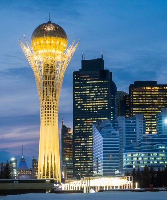 Astana City Skyline in Kazakhstan