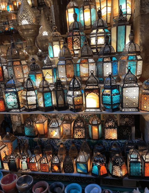 Lanterns in an Egyptian Market