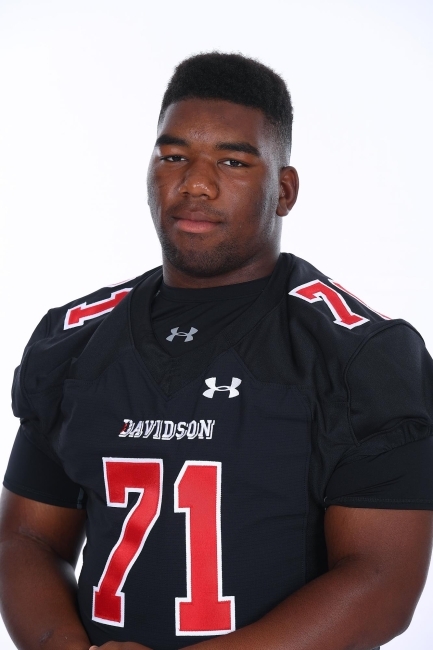 Davidson College football player Malik McDaniel