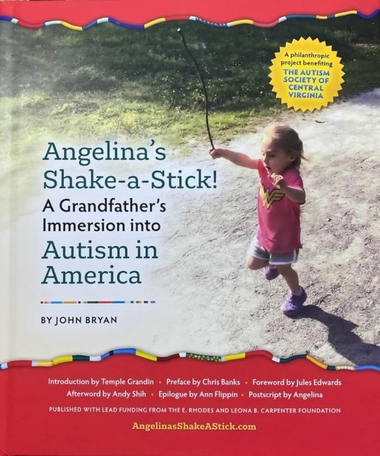Cover of the book Angelina’s Shake-a-Stick!: A Grandfather’s Immersion Into Autism in America