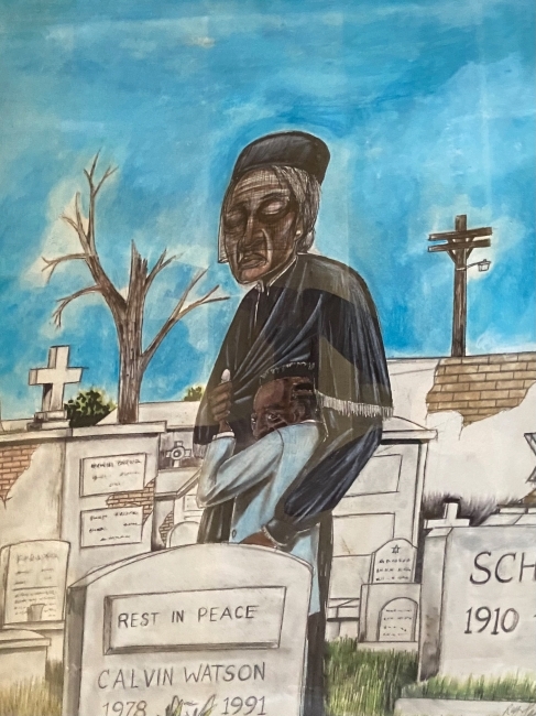 "Rest in Peace” by Roy Ferdinand | CJ Williams Collection, Rooted Visions Exhibition