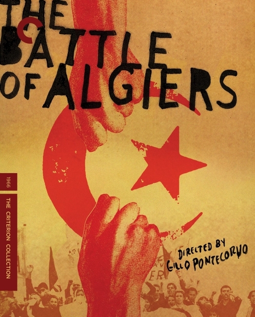 a movie poster for the Battle of Algiers