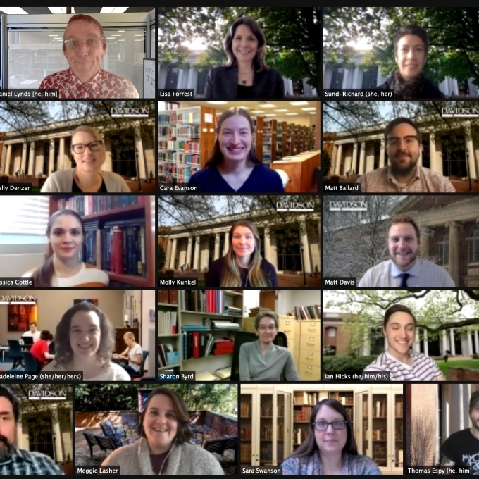 Zoom Photo of the Library Staff