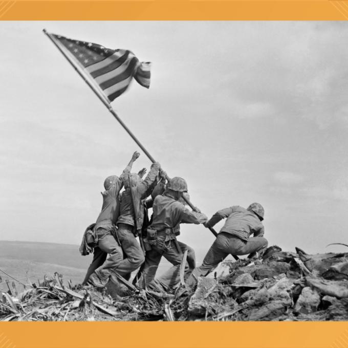 Photo from of Battle of Iwo Jima