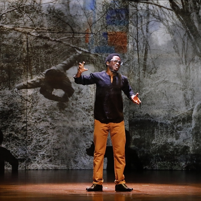 Davidson's Unveiled and Unvarnished Theatre Production scene
