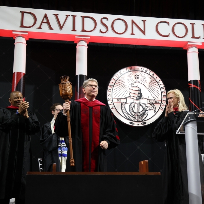Doug Hicks On Stage at Inauguration 2023