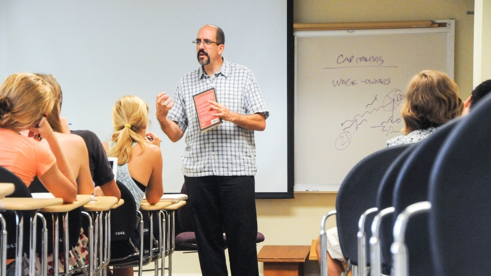 Gerardo Marti Teaches Class