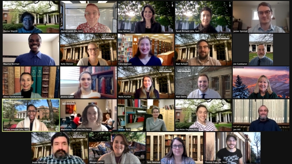 Zoom Photo of the Library Staff