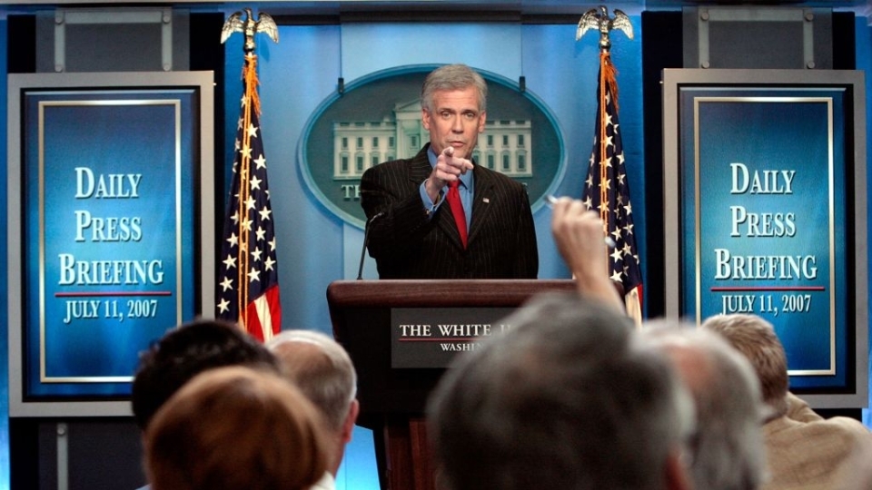 Tony Snow in White House daily press briefing