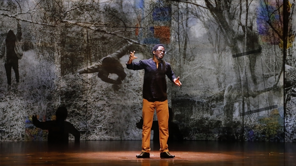 Davidson's Unveiled and Unvarnished Theatre Production scene