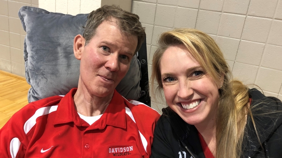 Alex and Wells in Davidson gear