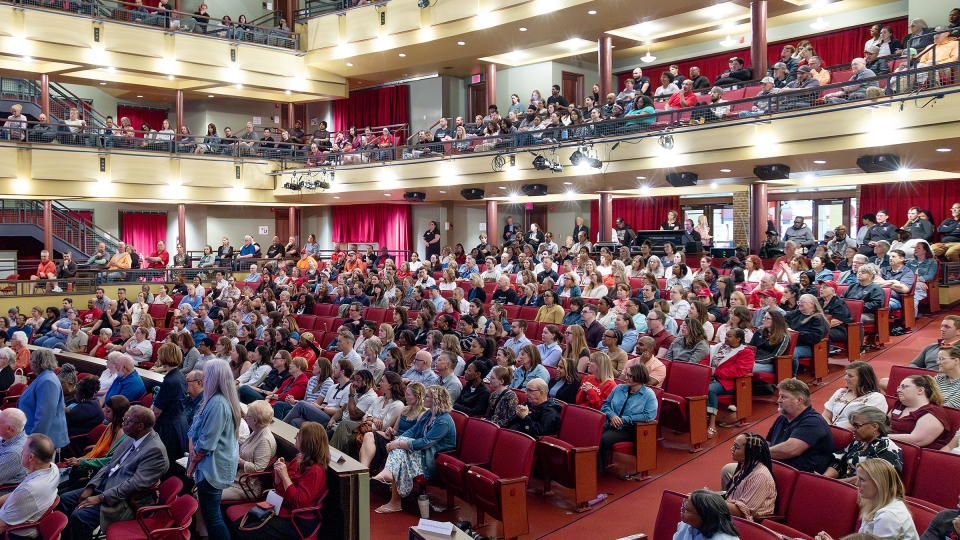 Faculty & Staff gather at the 2026 Employee Appreciation Event in the DFPH