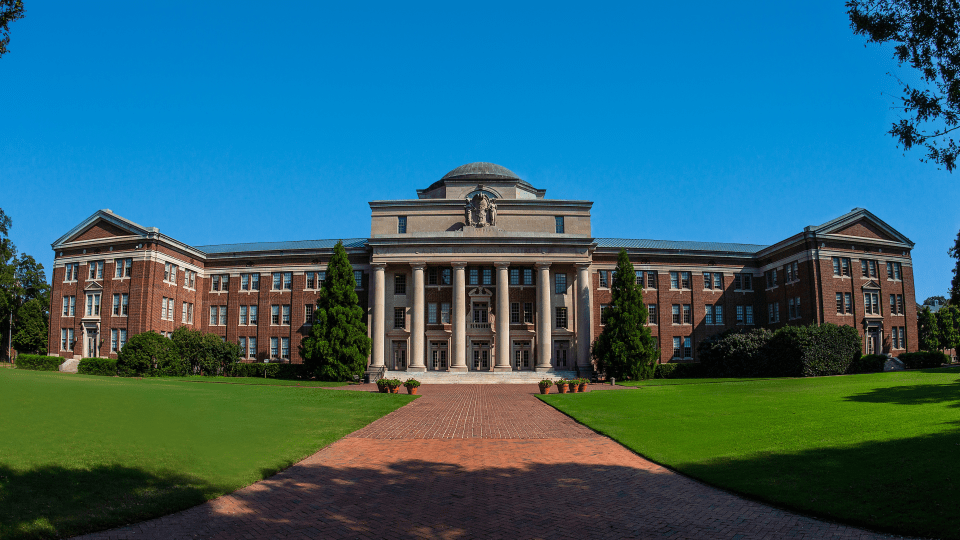 chambers with cloudless blue sky