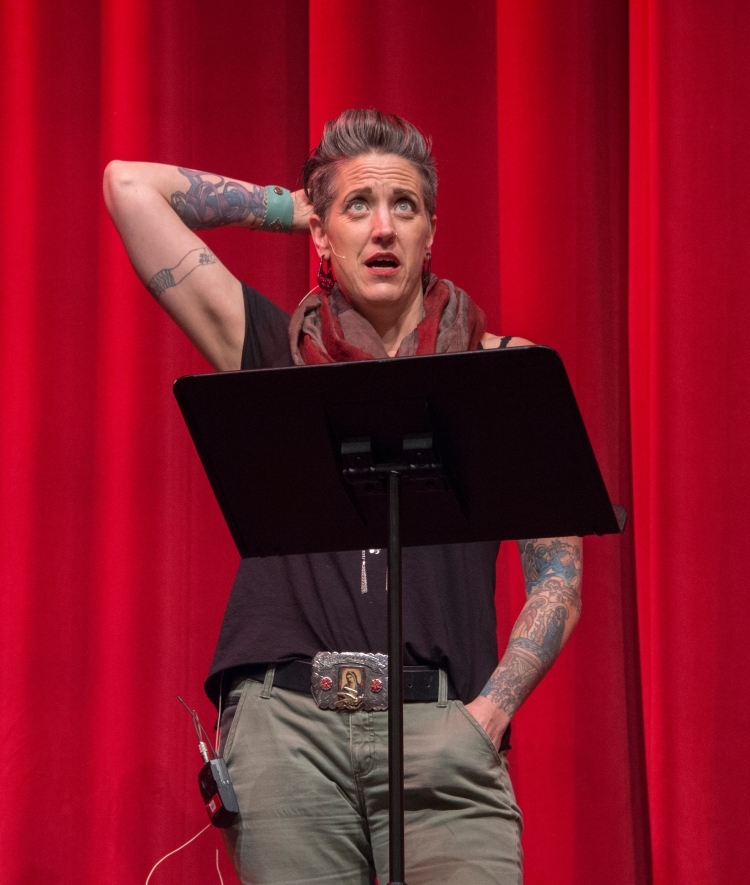 Smith Lecturer Nadia Bolz Weber on stage