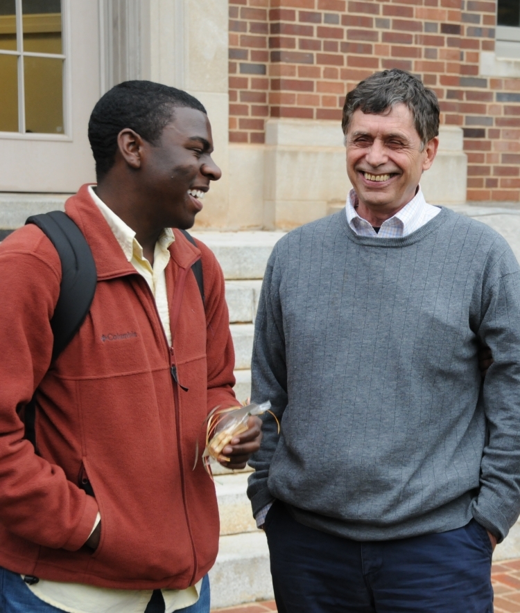 Clark Ross with Students and Faculty