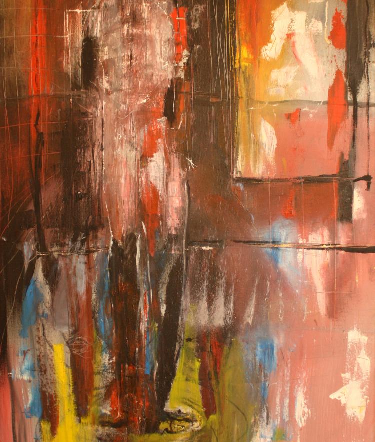 Abstract painting by Joshua Harris