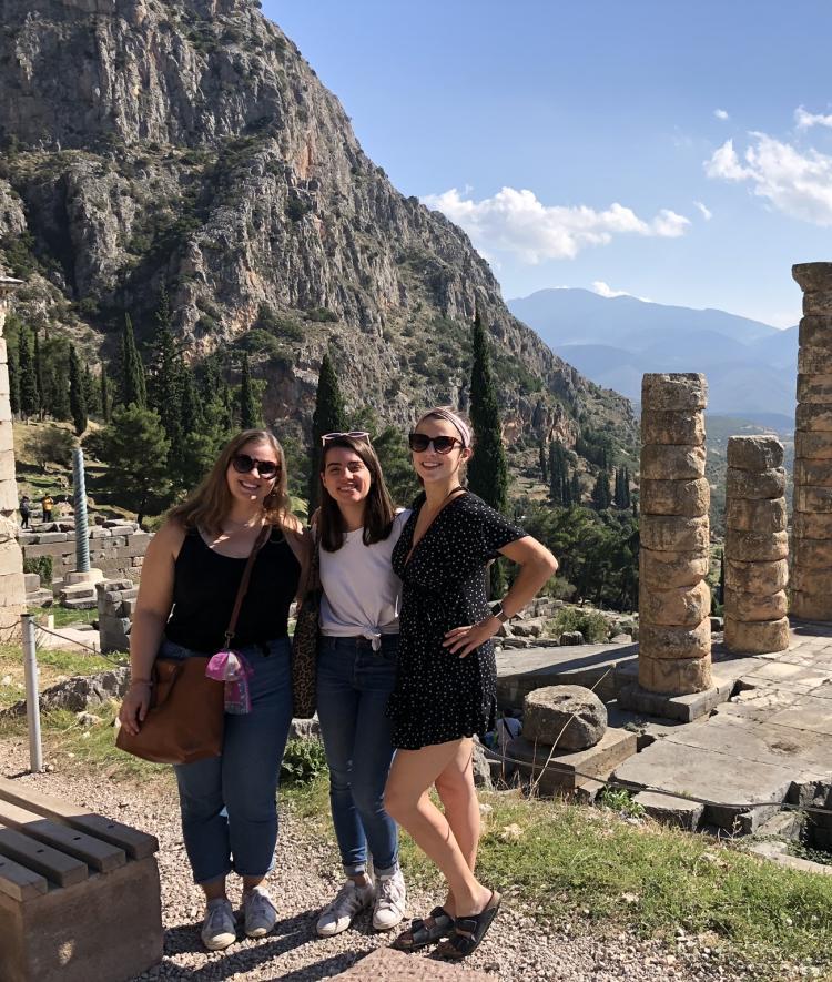 Students at Delphi in Ancient Greece